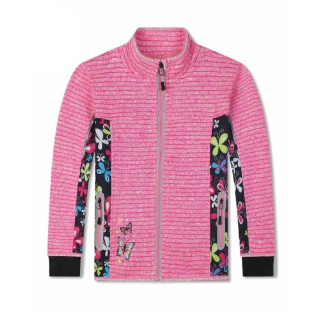 Dívčí outdoorová mikina Kugo HM1991 růžová