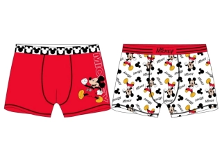 Chlapecké boxerky Mickey Mouse 5233A384 2ks, bílá / červená