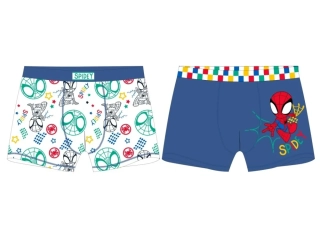 Chlapecké boxerky Spiderman 52331501 2ks, bílá / modrá