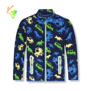 Chlapecká flísová mikina Kugo FM9711, tmavě modrá