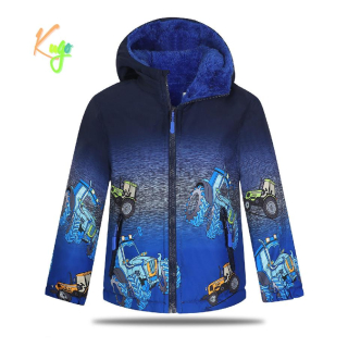 Chlapecká zimní bunda Kugo FB0360, tmavě modrá / modrá