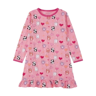 Dívčí noční košilka dl.r. Wolf S2483 růžová