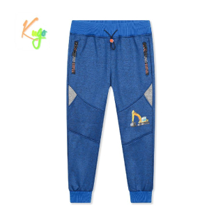 Teplé softshellové tepláky chlapecké Kugo GK8636 modré