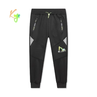 Teplé softshellové tepláky chlapecké Kugo GK8636 černé