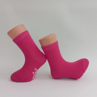 Dětské ponožky z bambusové viskózy Trepon Bobik, tmavě růžové