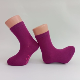 Dětské ponožky z bambusové viskózy Trepon Bobik, fuchsiová