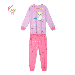 Dívčí pyžamo Kugo MP5863 fialová / růžová