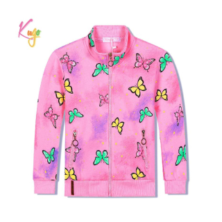 Teplá dívčí mikina Kugo GM9770 růžová