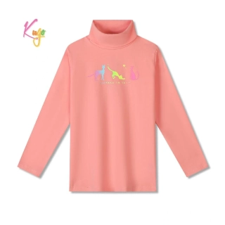 Dívčí rolák Kugo FT1219 lososový