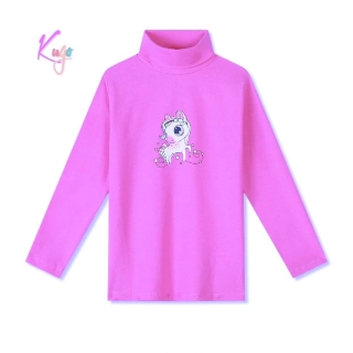 Dívčí rolák Kugo FT1218 fialový