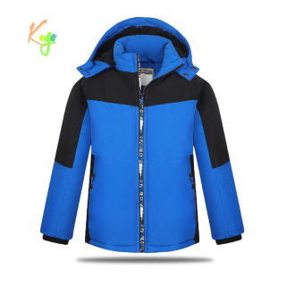 Chlapecká zimní bunda Kugo BU617 modrá / černá