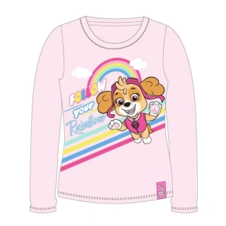 Dívčí tričko dl.r. Tlapková patrola 52022043 růžové