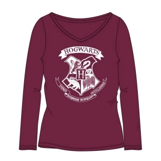 Dívčí tričko dl.r. Harry Potter 5202031 vínové