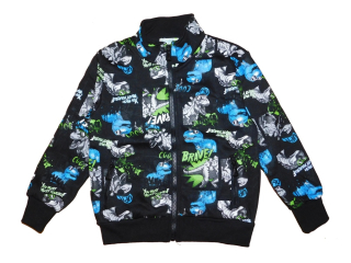 Teplá chlapecká mikina Kugo GM9778 černá