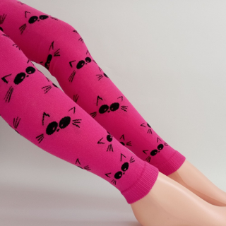 Dívčí punčochové legíny Trepon Macík růžové