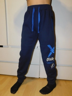 Teplé chlapecké tepláky Kugo GM9794 tmavě modré