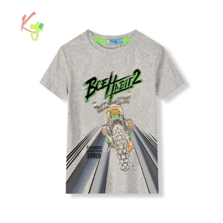 Chlapecké tričko kr.r. Kugo HC0703 šedé