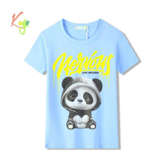 Chlapecké tričko kr.r. Kugo FC0337 světle modré