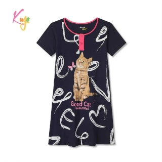 Dívčí noční košile kr.r. Kugo MC5853 tmavě modrá