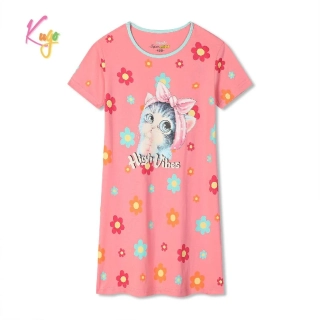 Dívčí noční košile kr.r. Kugo MC5851 meruňková