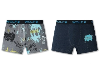 Chlapecké boxerky Wolf L2582 - 2ks, mix barev