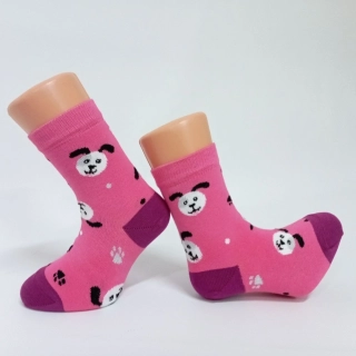 Dívčí bambusové ponožky Trepon Alík, světle růžové