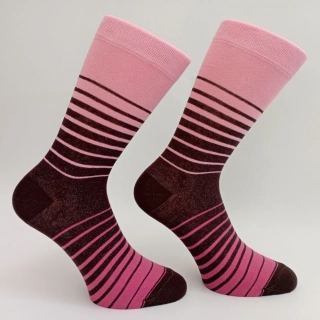 Barevné dívčí a dámské ponožky Trepon Laura růžové