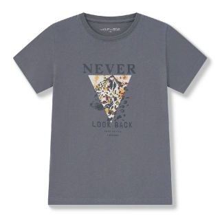 Chlapecké tričko s krátkým rukávem Wolf S2503 šedé