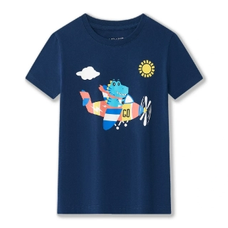 Chlapecké tričko s krátkým rukávem Wolf S2504 tmavě modré