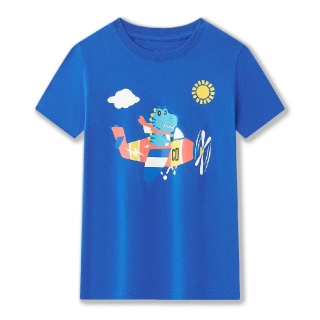 Chlapecké tričko s krátkým rukávem Wolf S2504 modré