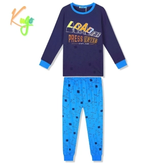 Chlapecké pyžamo Kugo MP1342 tmavě modrá / modrá