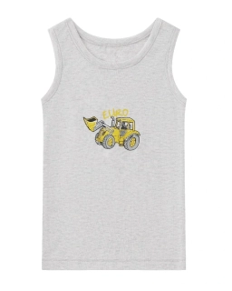 Chlapecké spodní tílko Wolf S2462 světle šedý melír vel. 98-140