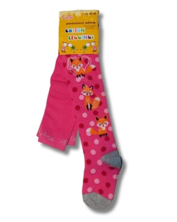 Dívčí punčocháče Kugo P9991 růžové