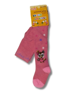 Dívčí punčocháče Kugo P9990 růžové