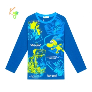 Chlapecké tričko dlouhý rukáv Kugo GC9796 modré