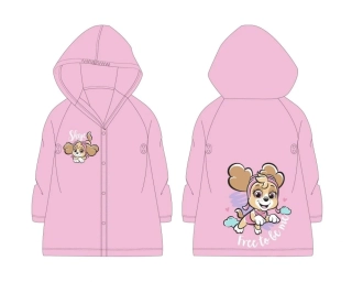 Dívčí pláštěnka Tlapková patrola 52282826 růžová