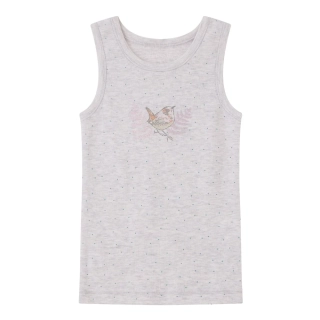 Dívčí spodní tílko Wolf S2461 světle šedý melír