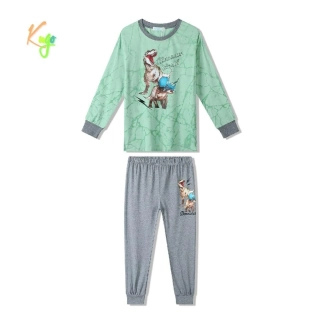 Chlapecké bavlněné pyžamo Kugo MP5890 zelené