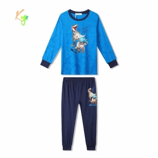 Chlapecké bavlněné pyžamo Kugo MP5890 světle modré