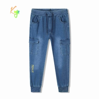 Chlapecké riflové tepláky - kalhoty Kugo CK0934 modré