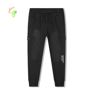 Chlapecké riflové tepláky - kalhoty Kugo CK0936 černé