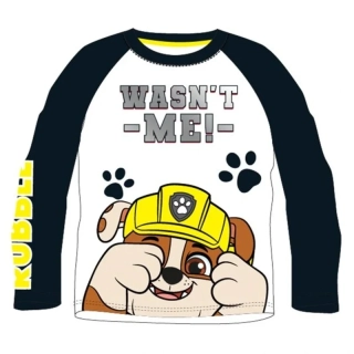 Chlapecké tričko dlouhý rukáv Tlapková patrola 52021619 tm. modrá