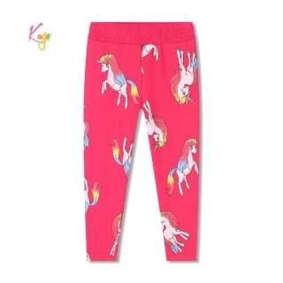 Dívčí zateplené legíny Kugo YL1087 růžové