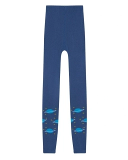 Chlapecké kamaše Wolf & Wolfie P2518 modrá / motiv vesmír