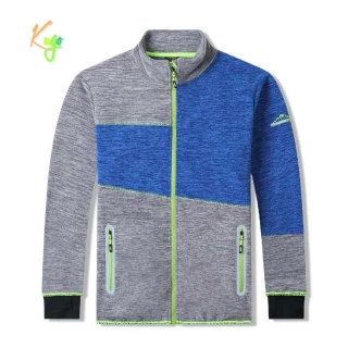 Chlapecká flísová mikina Kugo BM5615 šedá