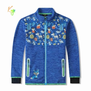 Chlapecká flísová mikina Kugo BM5611 modrá