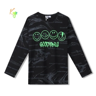 Chlapecké tričko dlouhý rukáv Kugo DT9419 černé