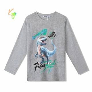 Chlapecké tričko dlouhý rukáv Kugo XC1305 šedé