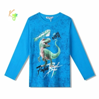 Chlapecké tričko dlouhý rukáv Kugo XC1305 modré