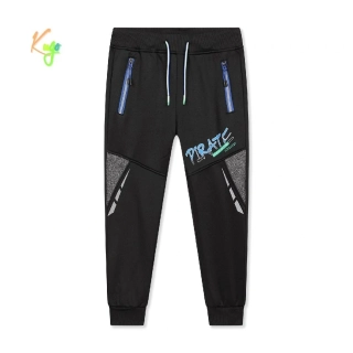 Teplé softshellové tepláky chlapecké Kugo GK8639 černé
